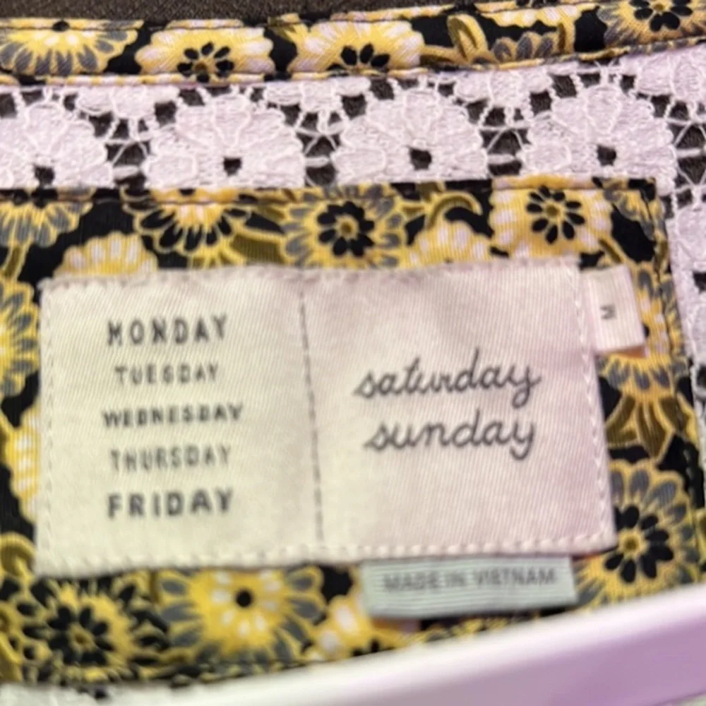 Anthropologie Alcott Dress Saturday Sunday Cowl‎ Neck Terry Sz S - Picture 5 of 5